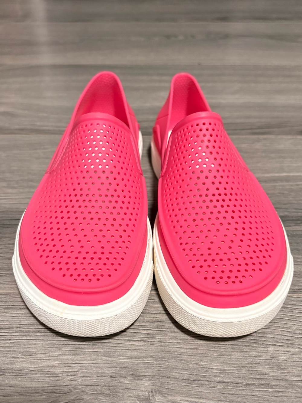 CROCS Pink Citilane Roka Slip-Ons- Youth